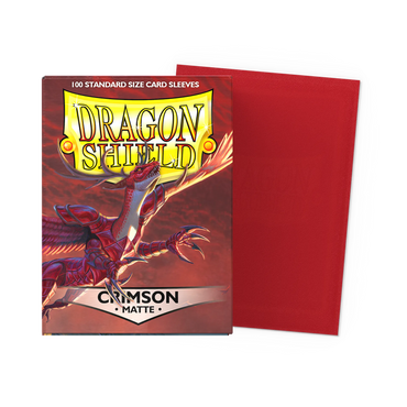 Dragon Shield Sleeves - Matte [Crimson]