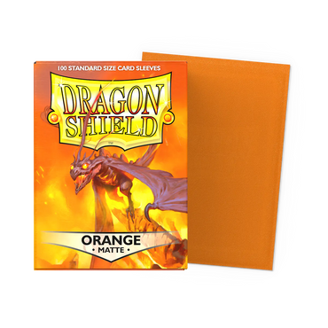 Dragon Shield Sleeves - Matte [Orange]