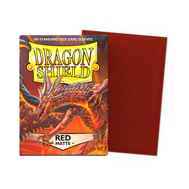 Dragon Shield Sleeves - Matte [Red]