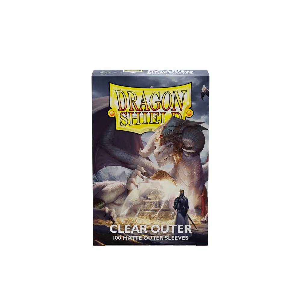 Dragon Shield Sleeves - Matte Outer [Clear]