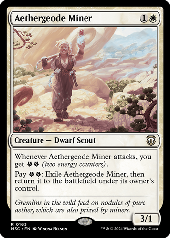 Aethergeode Miner [Modern Horizons 3 Commander]