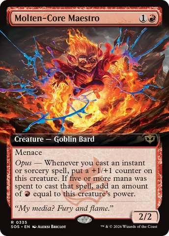 Molten-Core Maestro (Extended Art) [Secrets of Strixhaven]