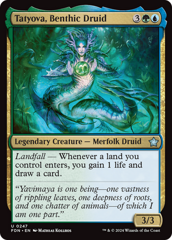 Tatyova, Benthic Druid [Foundations]