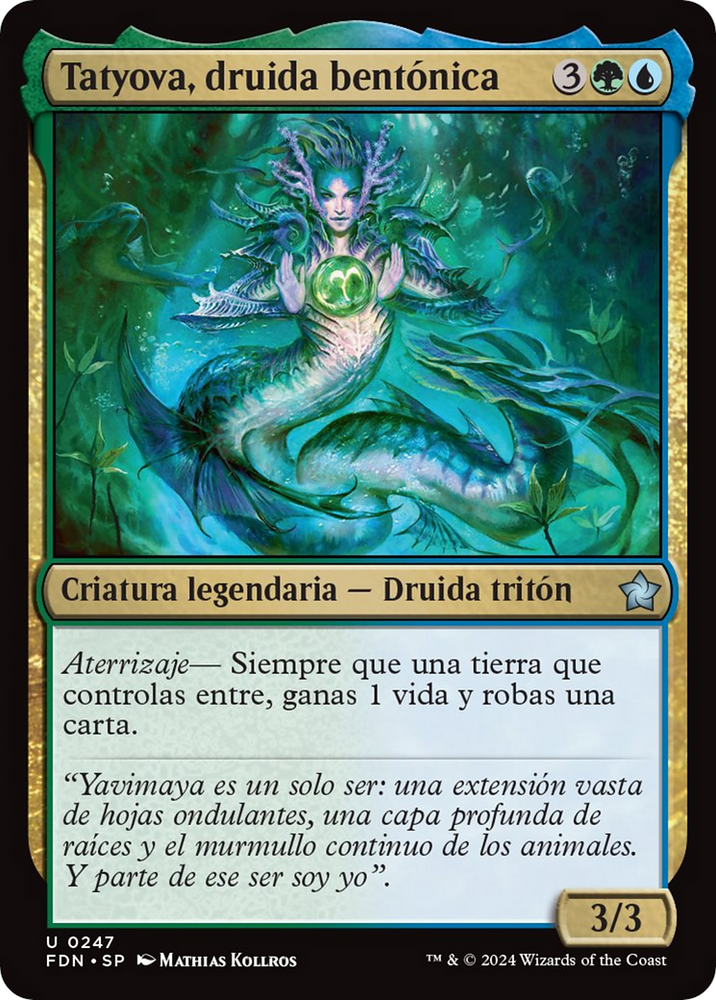 Tatyova, Benthic Druid [Foundations]