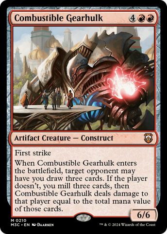 Combustible Gearhulk [Modern Horizons 3 Commander]