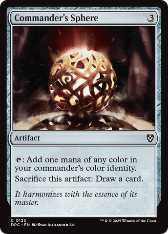 Commander's Sphere [Aetherdrift Commander]