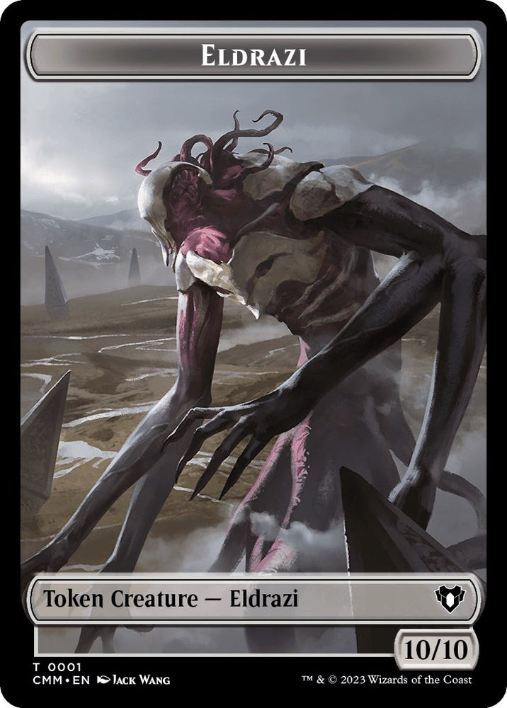 Eldrazi // Drake Double-Sided Token [Commander Masters Tokens]