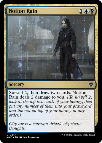 Notion Rain [Murders at Karlov Manor Commander]