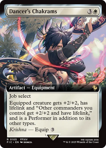 Dancer's Chakrams (Extended Art) [FINAL FANTASY Commander]