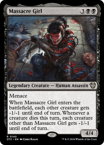 Massacre Girl [Outlaws of Thunder Junction Commander]
