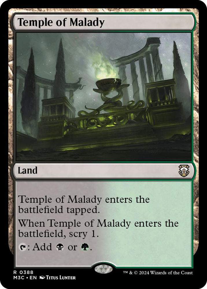 Temple of Malady [Modern Horizons 3 Commander]