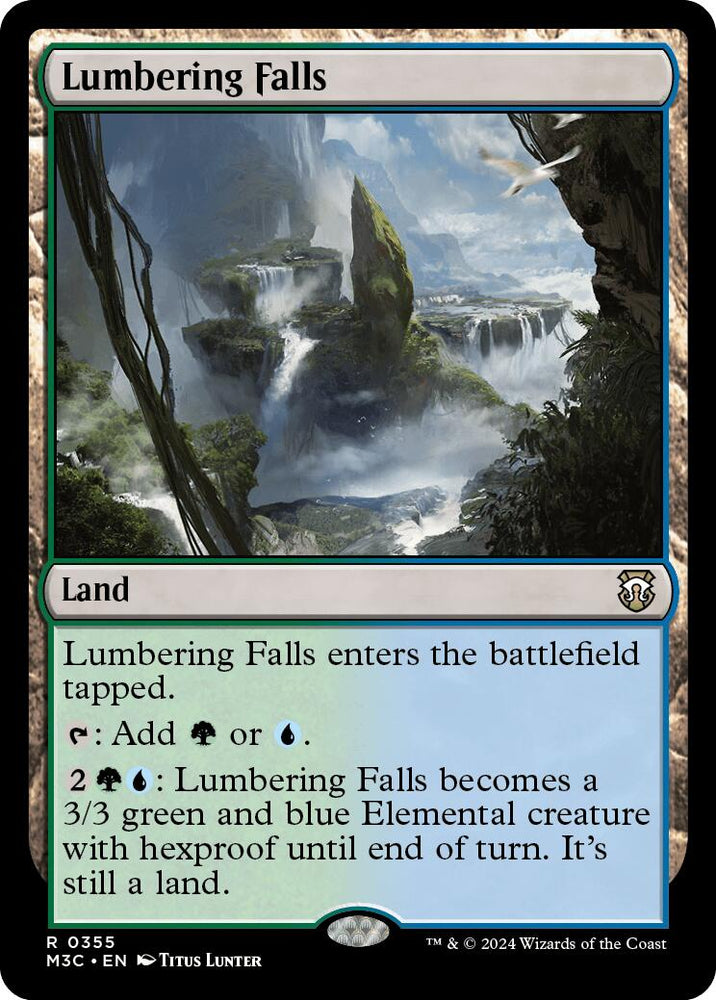 Lumbering Falls [Modern Horizons 3 Commander]