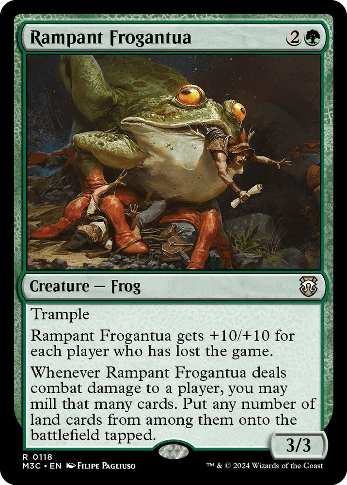 Rampant Frogantua [Modern Horizons 3 Commander]