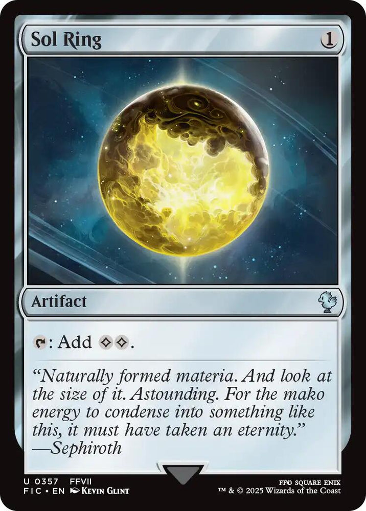 Sol Ring (0357) (Surge Foil) [FINAL FANTASY Commander]