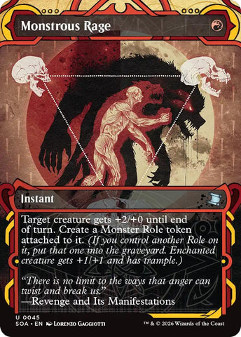 Monstrous Rage [Secrets of Strixhaven: Mystical Archive]