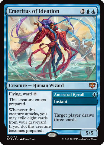Emeritus of Ideation [Secrets of Strixhaven Promos]