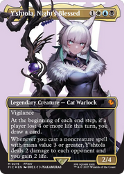 Y'shtola, Night's Blessed (Borderless) (Surge Foil) (GRADED PSA 10) [FINAL FANTASY Commander]