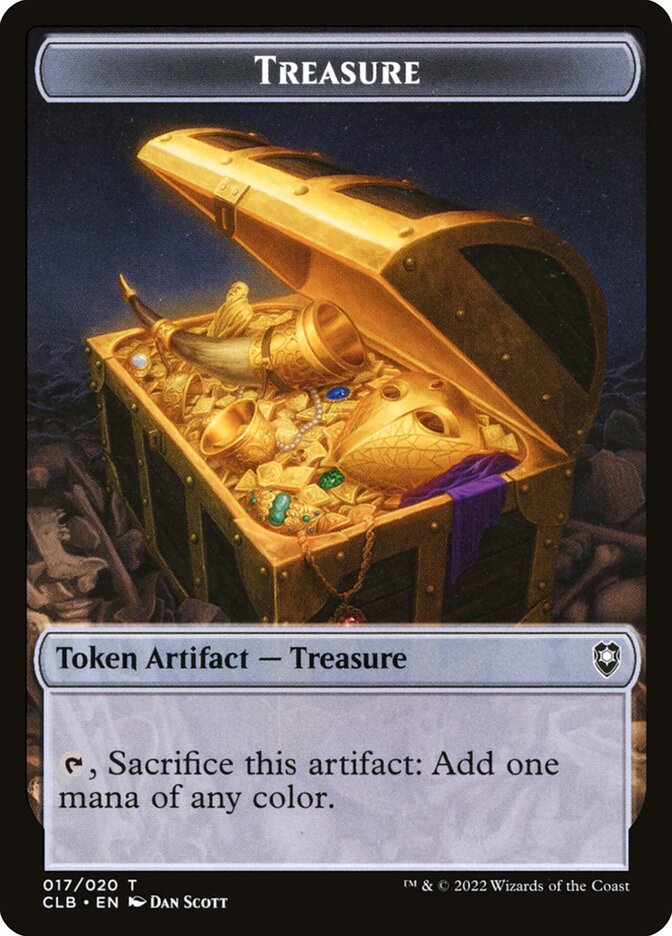 Kobolds of Kher Keep // Treasure Double-Sided Token [Commander Legends: Battle for Baldur's Gate Tokens]