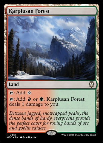 Karplusan Forest [Modern Horizons 3 Commander]