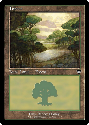 Forest (450) (Retro) [Commander Masters]