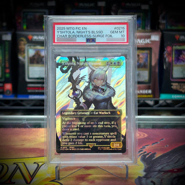 Y'shtola, Night's Blessed (Borderless) (Surge Foil) (GRADED PSA 10) [FINAL FANTASY Commander]