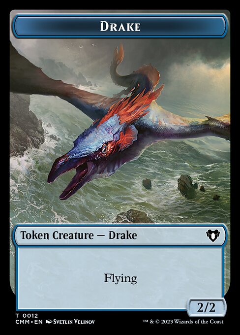 Eldrazi // Drake Double-Sided Token [Commander Masters Tokens]