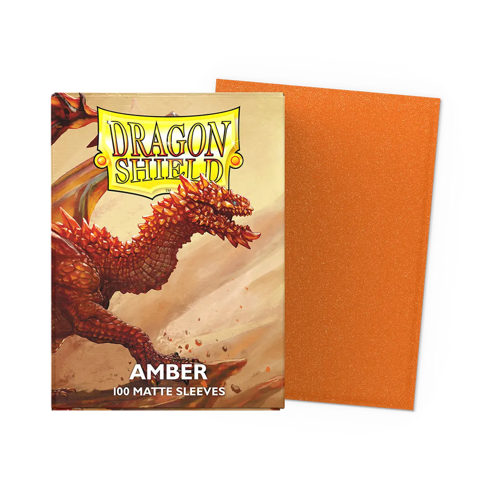 Dragon Shield Sleeves - Matte [Amber]