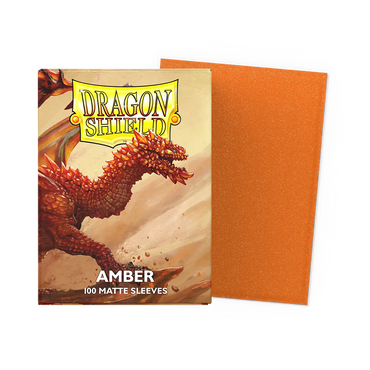 Dragon Shield Sleeves - Matte [Amber]