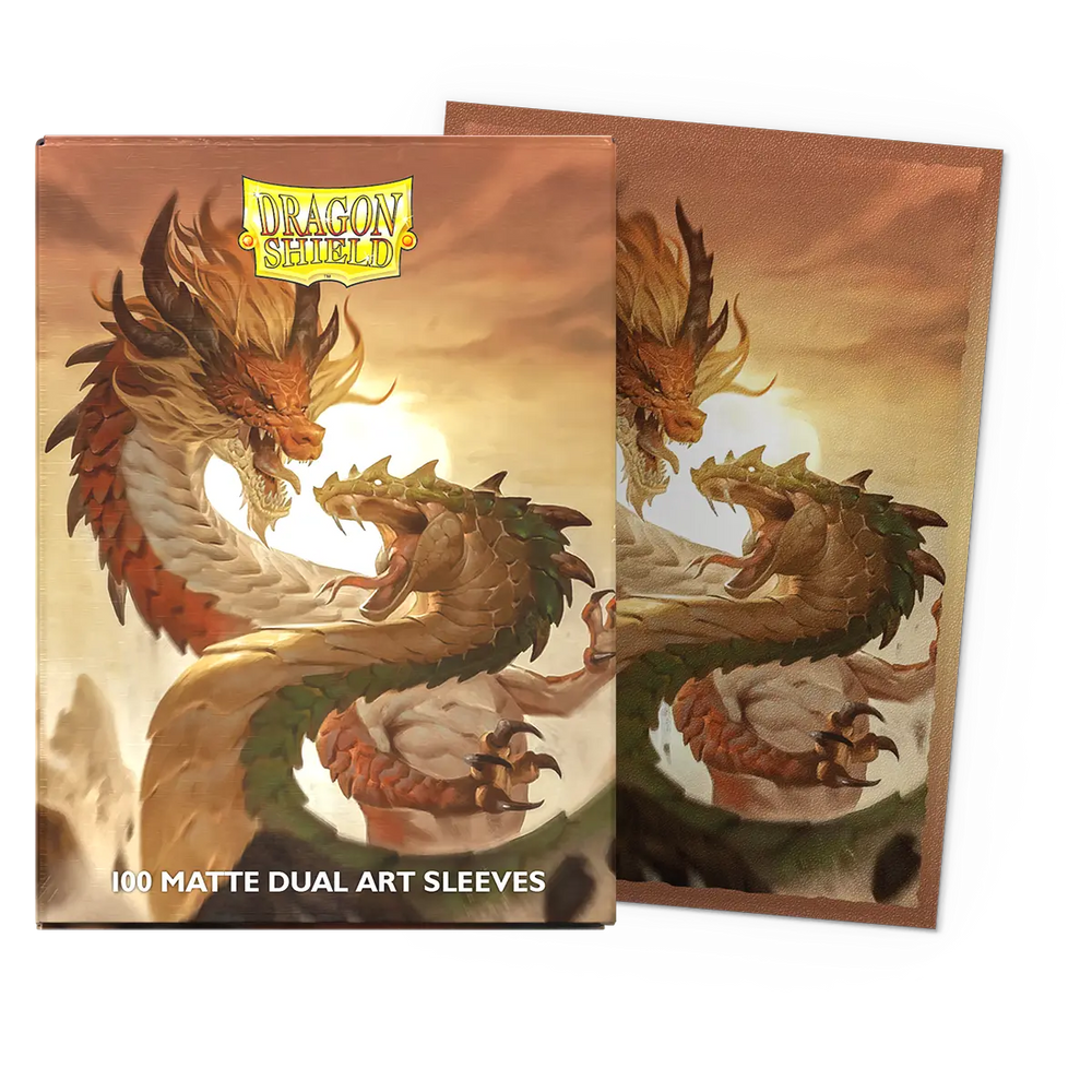 Dragon Shield Sleeves - Matte Dual Art [Wood Snake 2025]