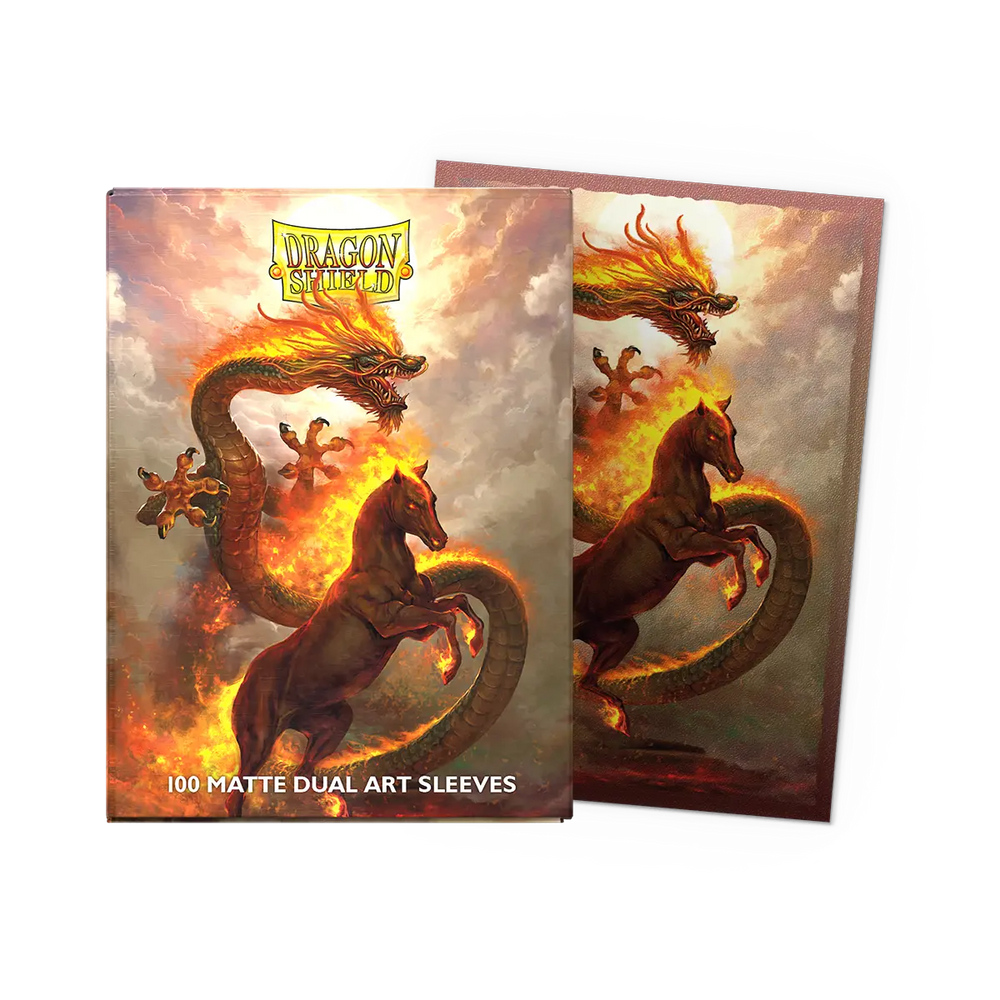 Dragon Shield Sleeves - Matte Dual Art [Fire Horse 2026]