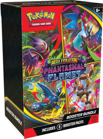Pokemon Mega Evolution - Phantasmal Flames Booster Bundle [ME02]
