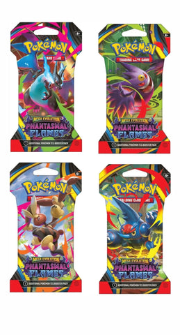 Pokemon Mega Evolution - Phantasmal Flames Booster Pack Sleeve [ME02]