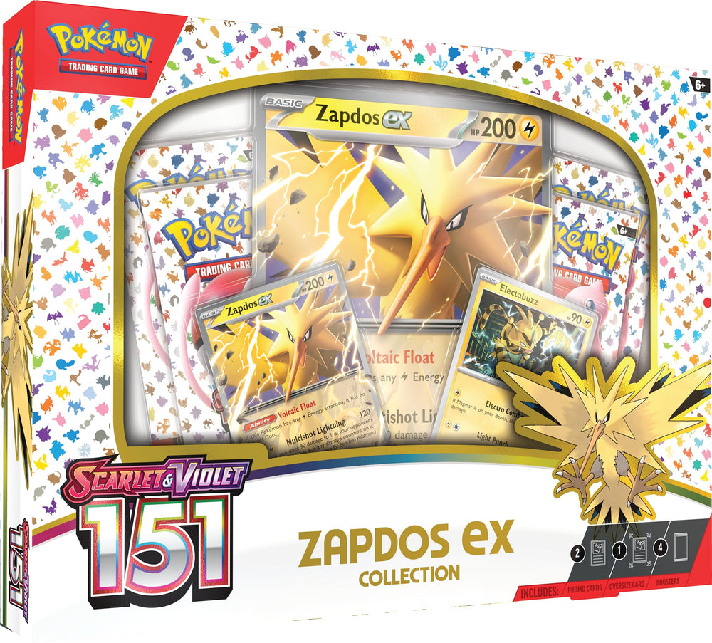 Pokemon Scarlet & Violet - 151 Zapdos ex Collection [SV3.5]