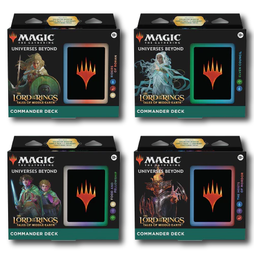 lotr mtg precon commanders Amazon.com: Magic The Gathering The Lord of The Rings: Tales of  Middle-Earth Commander Deck 2 + Collector Booster Sample Pack : CDs & Vinyl