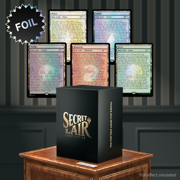 [SLD] Secret Lair Drop Series: The Full-Text Lands (Foil Edition)
