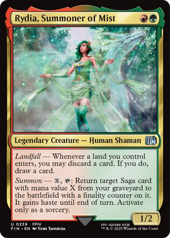 mtg final fantasy mythics Magic: The Gathering if there are fourteen or more cards in your graveyard FINAL FANTASY - The Multicolor