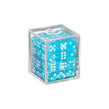 DICESKI 12mm D6 Dice Set - Chameleon [Translucent Teal]
