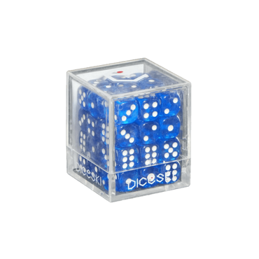 DICESKI 12mm D6 Dice Set - Translucent [Blue]