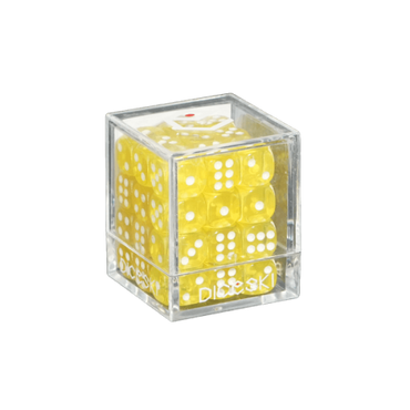 DICESKI 12mm D6 Dice Set - Translucent [Yellow]