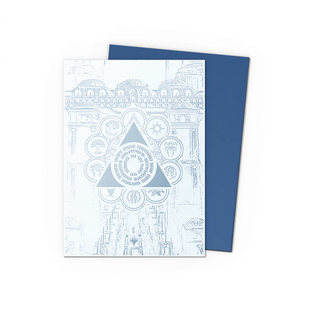 Dragon Shield Sleeves - Matte Dual Art [Azorius Senate]