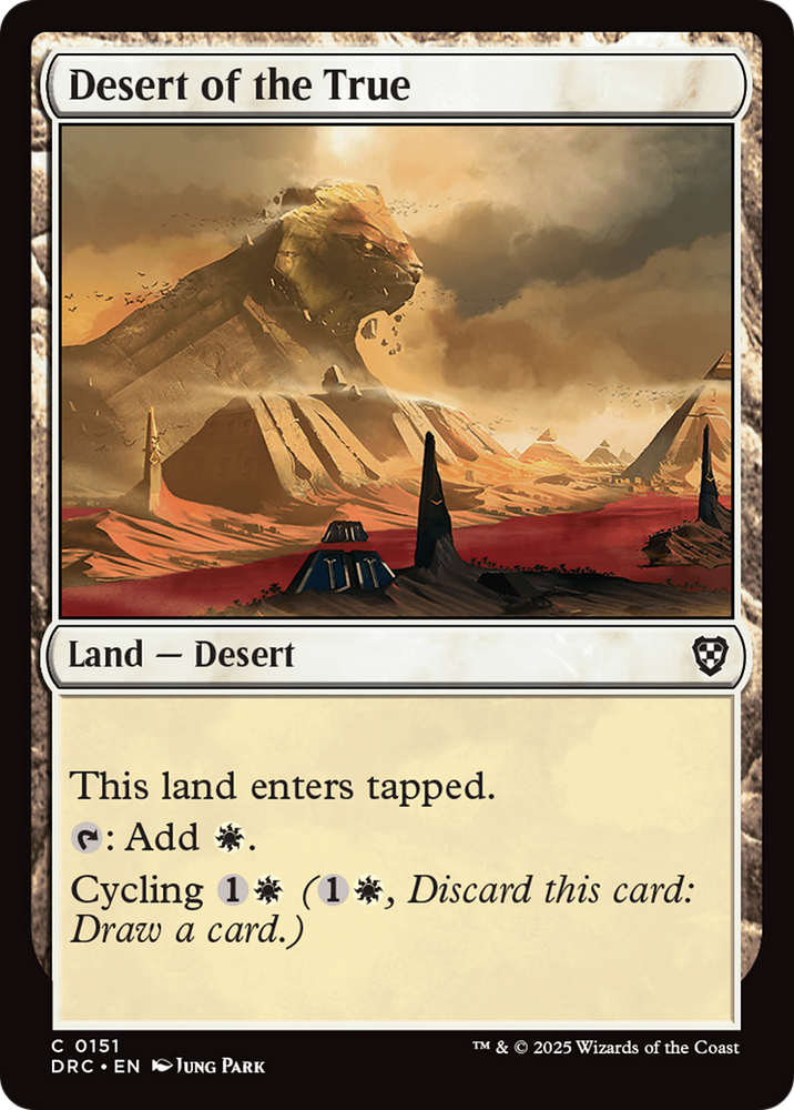 Desert of the True [Aetherdrift Commander]