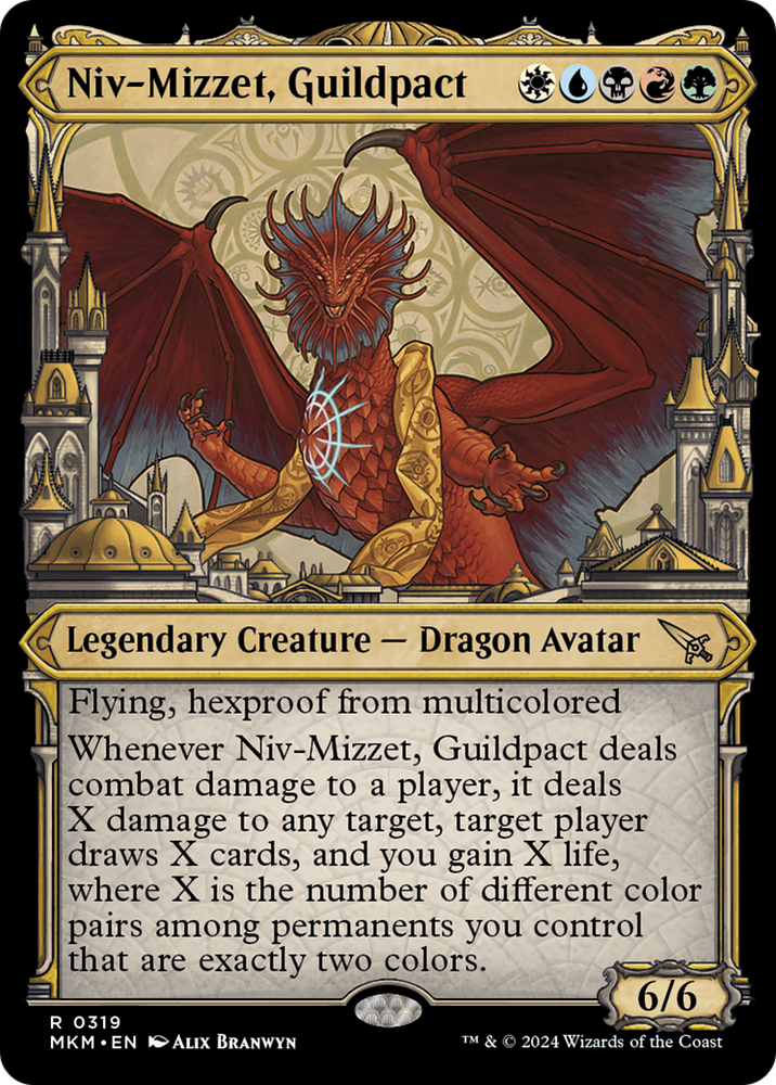 Niv-Mizzet, Guildpact (Showcase) (319) [Murders at Karlov Manor]