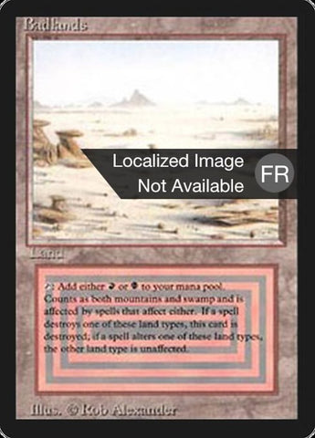 Badlands (French) [Revised Edition (Foreign Black Bordered)]
