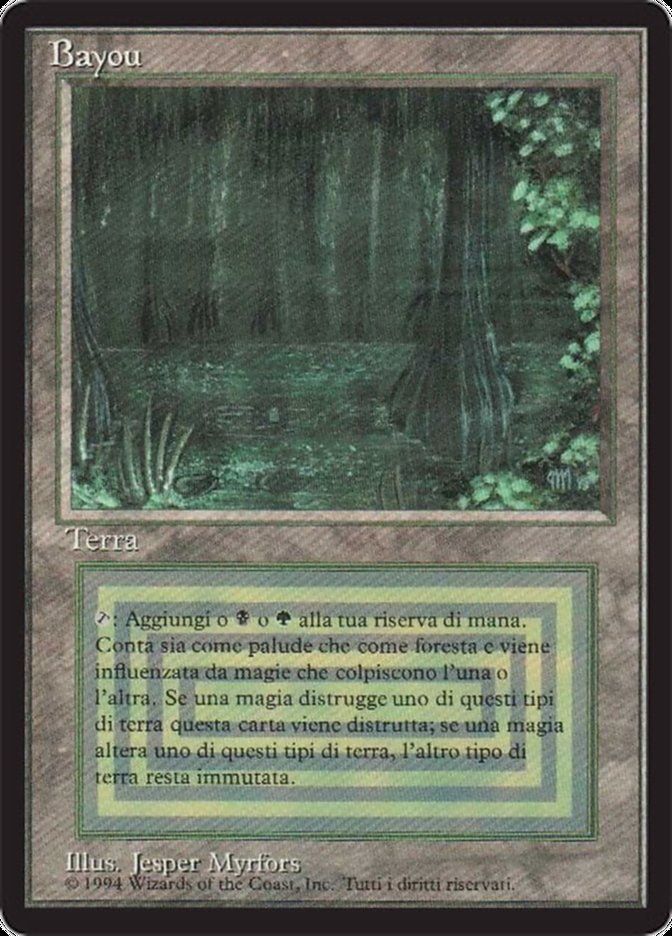 Bayou (Italian) [Revised Edition (Foreign Black Bordered)]