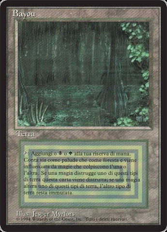 Bayou (Italian) [Revised Edition (Foreign Black Bordered)]
