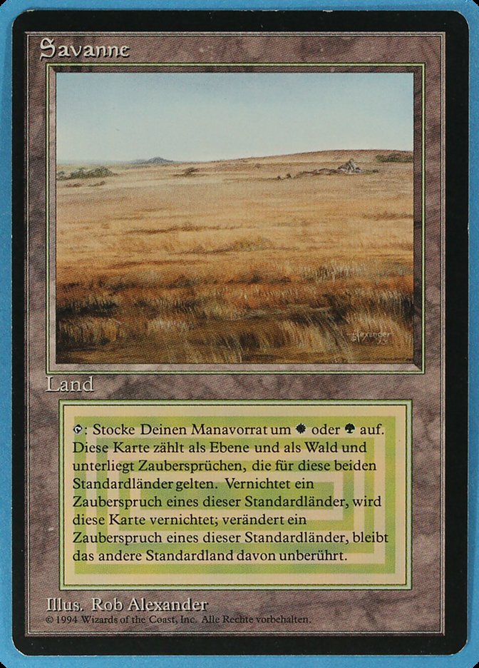 Savannah (German) [Revised Edition (Foreign Black Bordered)]