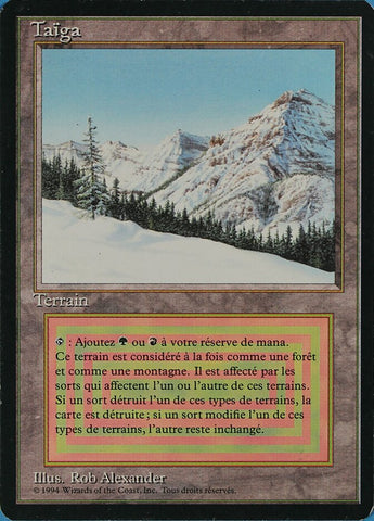 Taiga (French) [Revised Edition (Foreign Black Bordered)]