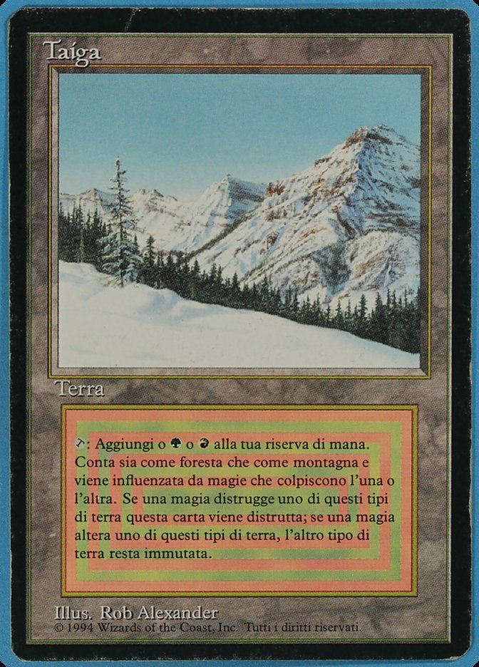 Taiga (Italian) [Revised Edition (Foreign Black Bordered)]