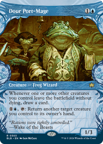 mtg bloomburrow frog cards Set Name: Bloomburrow, Supertype: Legendary, Subtype: Frog, 3 cards