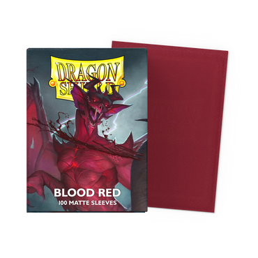 Dragon Shield Sleeves - Matte [Blood Red]